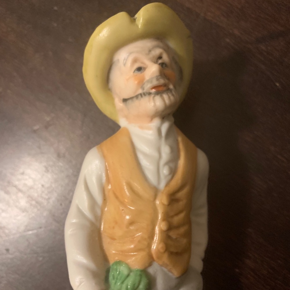 Vintage Old Men Ceramic Figurines - Picture 5 of 7
